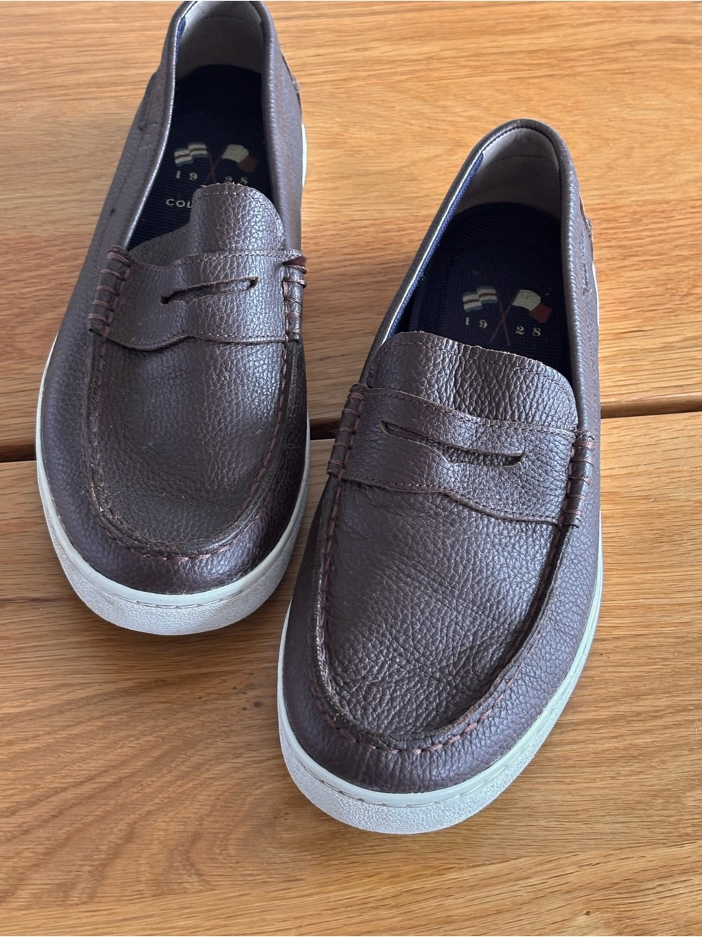 Cole Haan Men’s Nantucket Penny Loafer Brown Leather Size 10